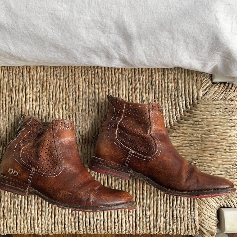 Bed Stu leather booties